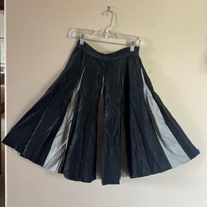 Vintage Black Pleated Skirt